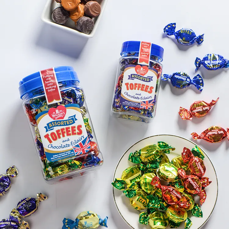 沃尔克斯英国进口太妃糖海盐夹心解馋多种口味116g/300g/1.25kg 