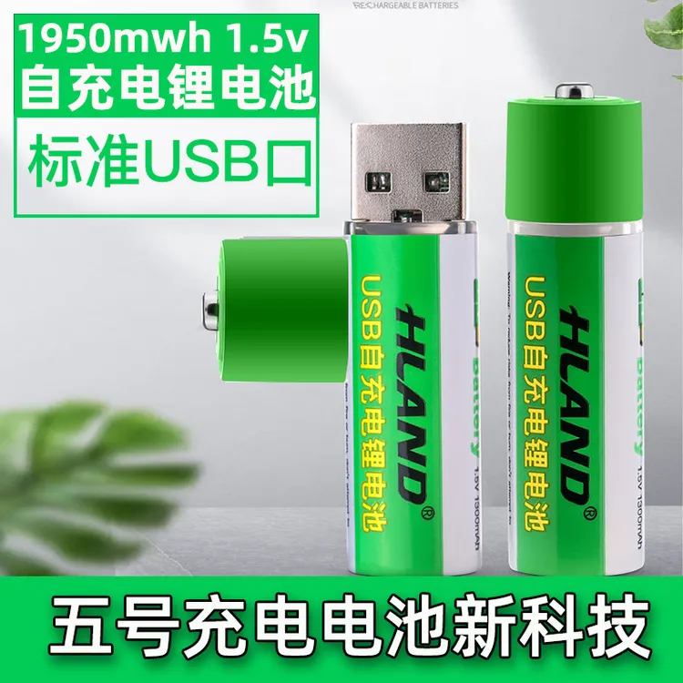 HLAND/海朗五号充电电池鼠标遥控器5号7号话筒血压计玩具usb电池