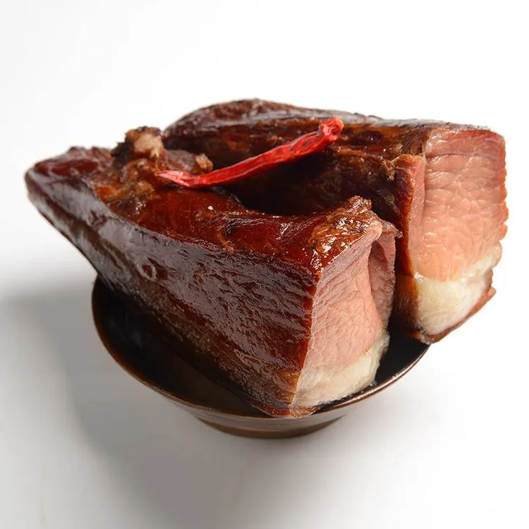 腊后腿肉湖北恩施利川农家手工自制烟熏咸肉土家腊味土猪腊肉1斤