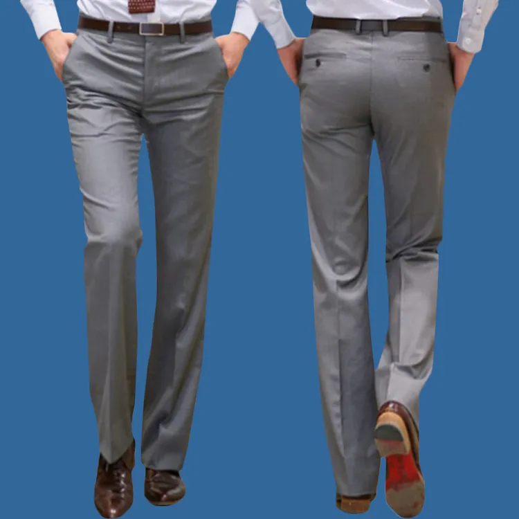 商务韩版青年西裤男2020男士垂感免烫百搭西装休闲裤修身款长裤子