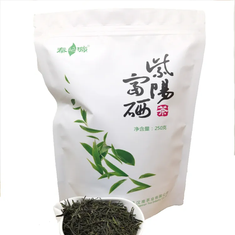 秦硒源紫阳富硒茶、明后耐冲泡滋味浓郁绿茶.250g/袋装
