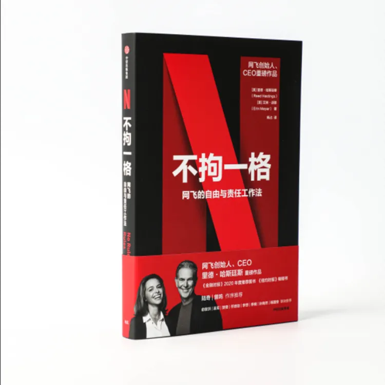 不拘一格：网飞的自由与责任工作法 德·哈斯廷斯 著