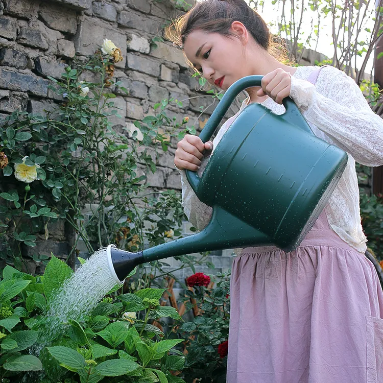 复古洒水壶浇花家用加厚加大容量浇花壶长嘴轻便花洒浇菜园艺浇水