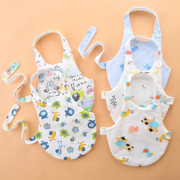 鲁米可婴儿肚兜秋冬季厚款纯棉花新生儿宝宝肚围护脐兜兜保暖护肚