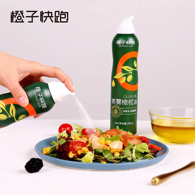 【达人专属】橙子快跑喷雾橄榄油 特级初榨橄榄油喷雾油200ml