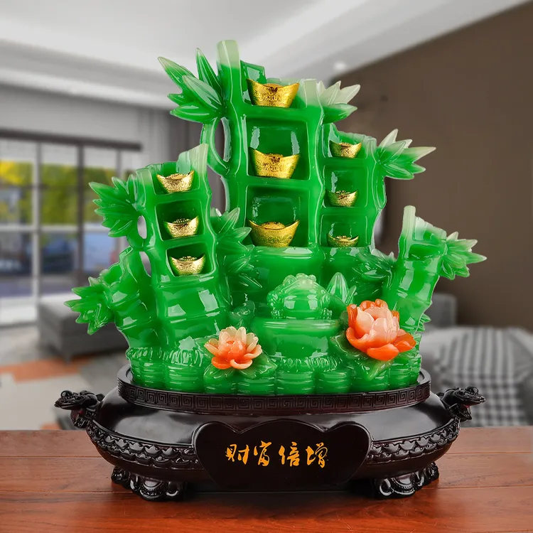 新房子软装饰品客厅电视柜酒柜竹子节节高乔迁新居工艺品摆件摆设