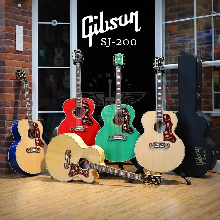飞琴行 吉普森Gibson SJ200 Parlor Original J200全单电箱木吉他