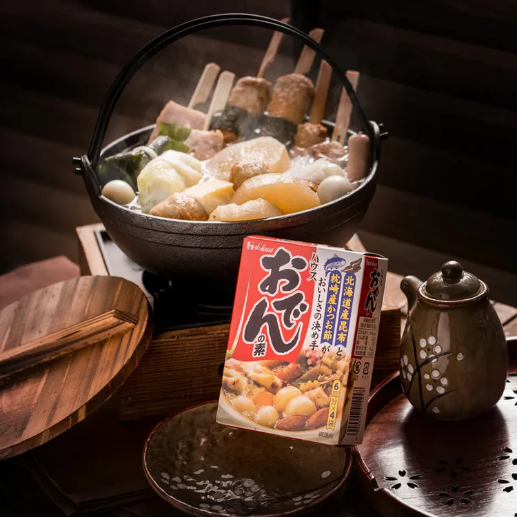 日本原装进口好侍关东煮77.2g火锅汤料HOUSE便利店关东煮调味汤料