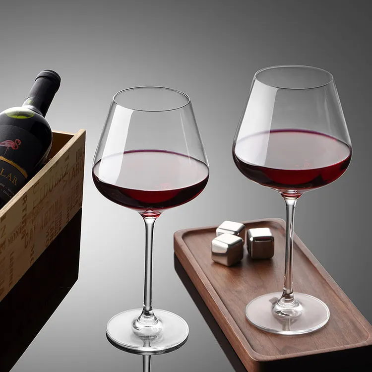 Cliton大号水晶玻璃勃艮第红创意情侣葡萄酒杯酒杯套装2只装酒具