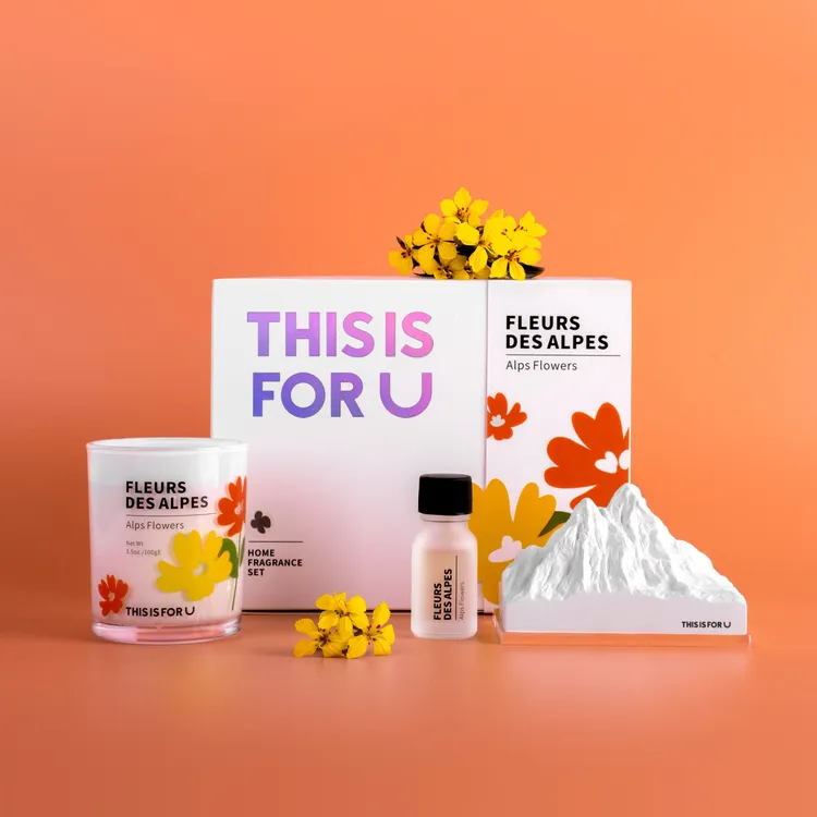 阿尔卑斯雪山脉天然扩香石传统无火香氛睡眠精油摆件男女朋友礼物