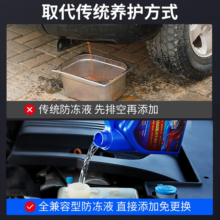 固特威全兼容性汽车防冻液四季通用防冻水箱宝冷却液