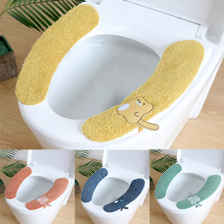 马桶坐垫四季家用通用坐便器垫圈夏春秋冬季粘贴式坐便套马桶垫贴