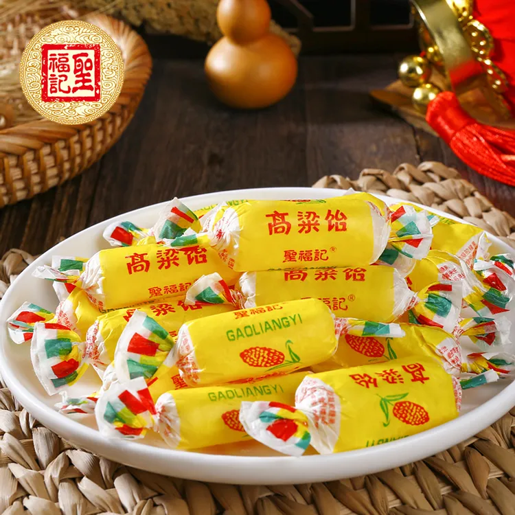 圣福记 高粱饴软糖原味老式糖果制作正宗品质童年山东特产500g/袋