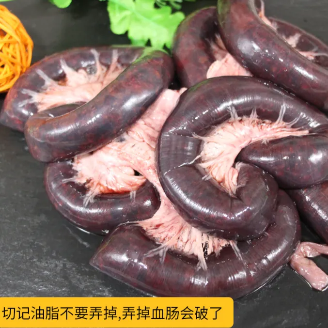 羊盘肠血肠 内蒙古牧民手工新鲜草原特色美食