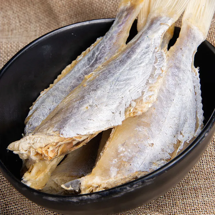 广东咸香剥皮鱼干500g扒皮鱼8-9成干自晒风干海鱼目仔咸鱼干
