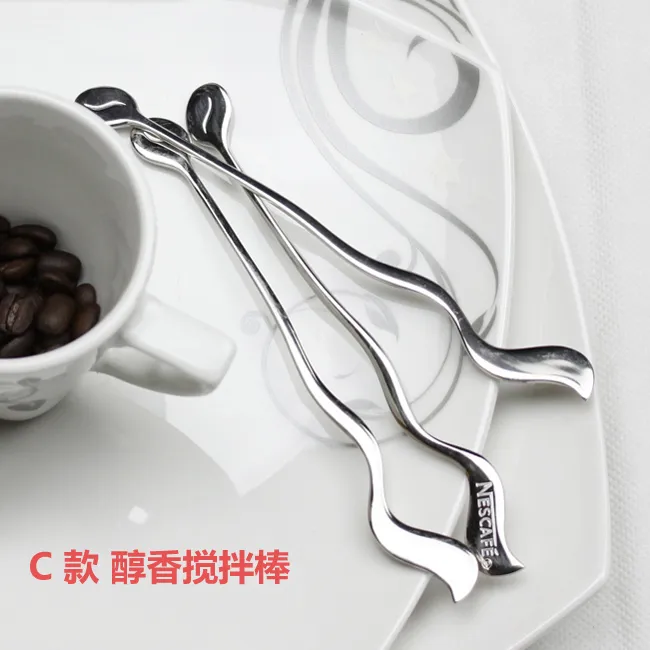 雀巢NESPRESSO18/10不锈钢搅拌棒限量版咖啡勺子经典创意搅拌勺