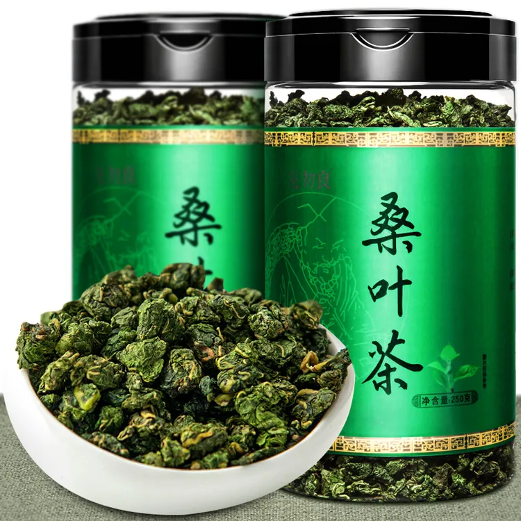 正宗干桑叶茶霜后冻干官方旗舰店正品冬霜打过的正宗干桑叶