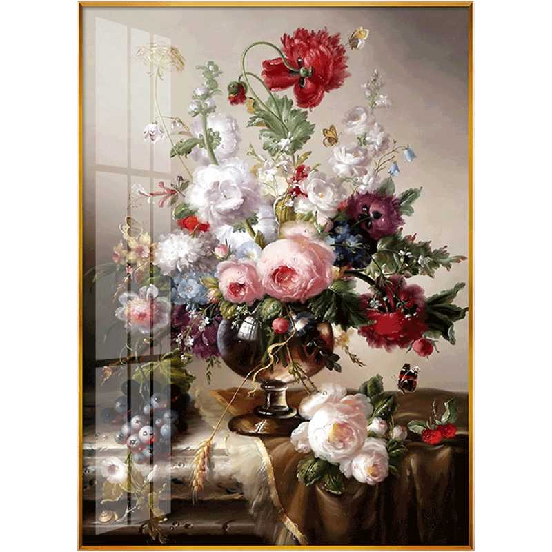 百花争艳60X80大格满绣40个色（非成品）这是十字绣材料