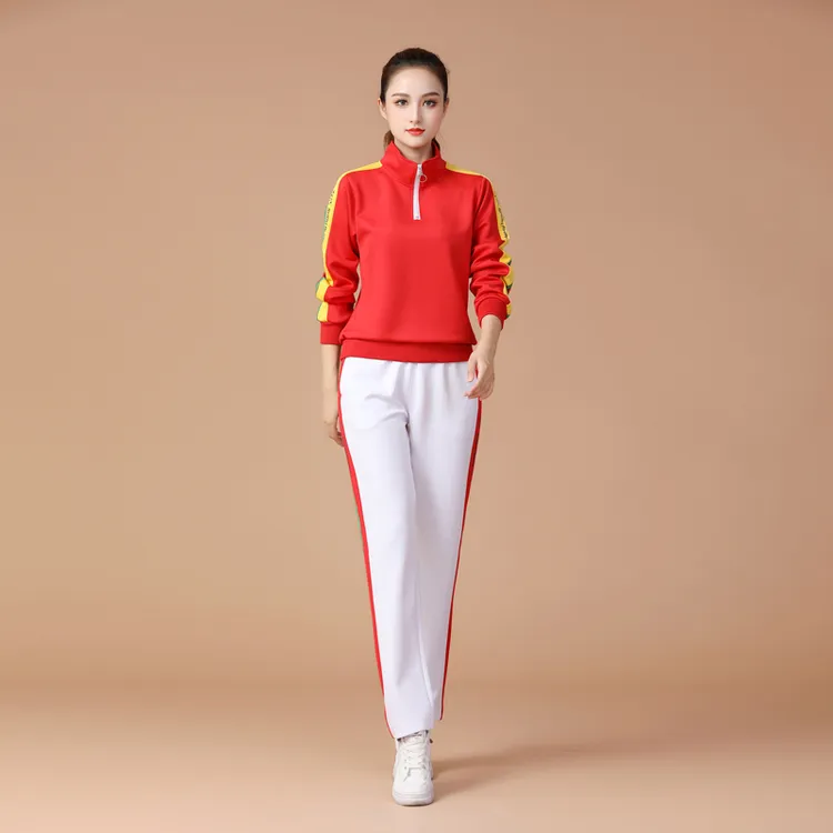 广场舞服装新款套装秋冬季舞蹈服跳舞衣服长袖曳步舞团体运动服