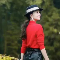 复古平顶小礼帽英伦帽宽檐时尚百搭气质拍照摄影洋气帽子