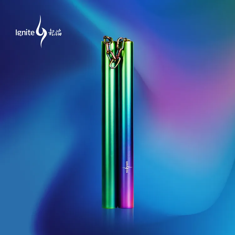 lgnite/银焰银焰绚不锈钢渐变色 实战训练 双节棍 李小龙