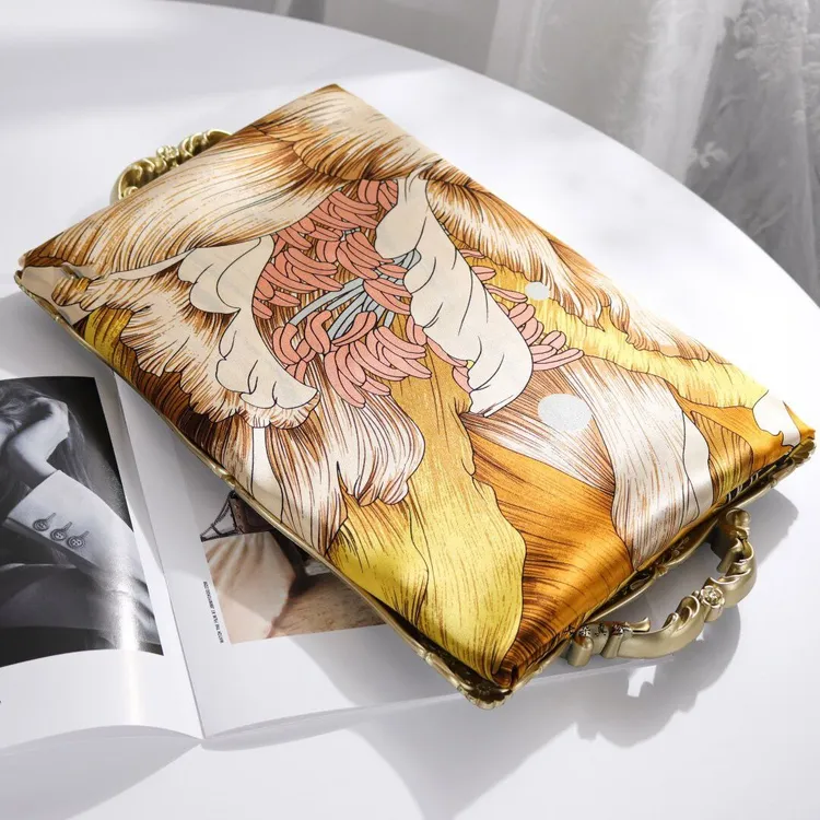 上海故事花港观鱼 106cm*106cm 14姆米 桑蚕丝大方巾重磅丝巾高档