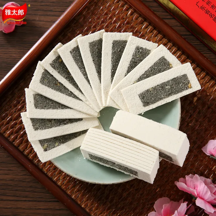 雅太郎雅太郎云片糕奶油味步步糕黑芝麻榄仁糕梅州客家特产168g