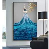 DC/蒂彩【芳华】个性轻奢钻石画玄关卧室客厅点贴钻十字绣手工diy