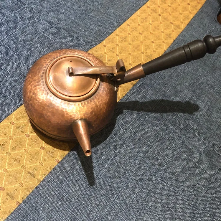 纯手工煮水茶道锤纹泡壶