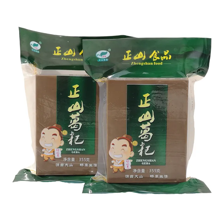 湖南怀化特产正山葛粑特色美食葛根粉粑粑来自深山