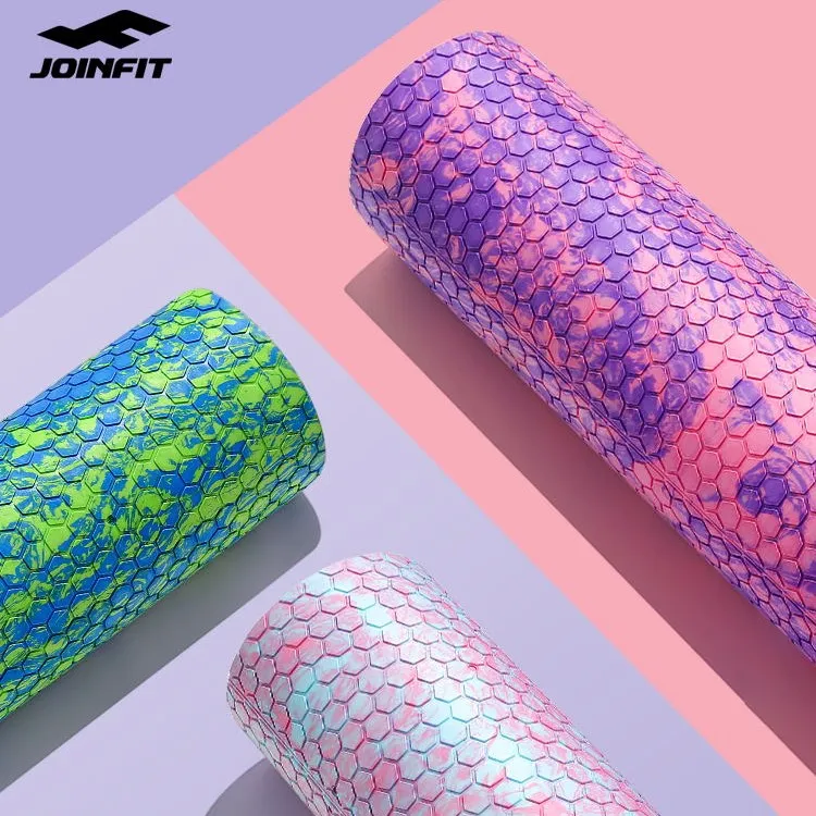 JOINFIT迷彩泡沫轴滚轴肌肉放松滚腿健身器材瑜伽柱（大按摩点）