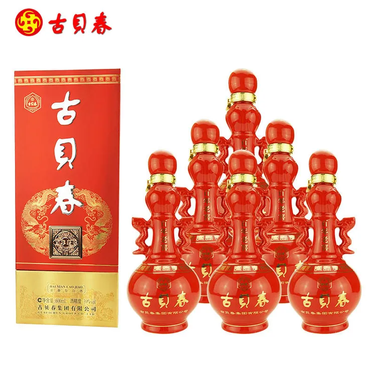 古贝春古贝春 39度（大百年）浓香型老窖酒 600ml*6瓶装39度