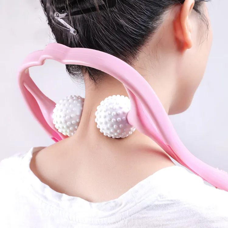 颈椎按摩器肩颈家用手动夹脖子捏脖子护颈仪揉捏颈部腿部按摩