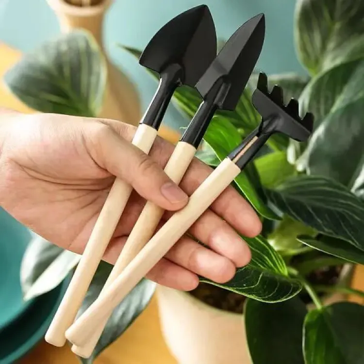 盆栽小铲子种花养花园艺工具种植多肉工具套装迷你三件套家用铁铲