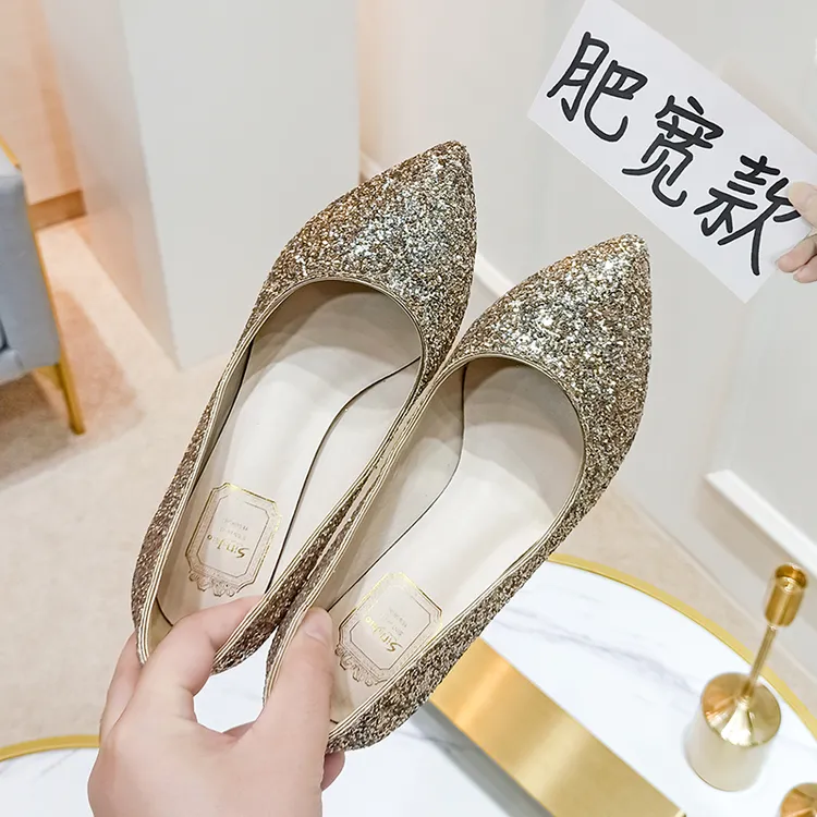 脚胖脚肥高跟鞋女细跟高级感宽脚轻奢女鞋大码婚鞋加宽加肥伴娘41