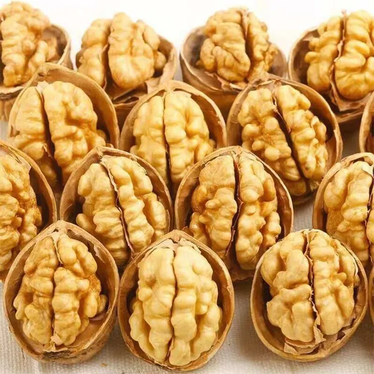 新疆薄皮纸皮核桃原味 草本奶香味500g营养干果皮薄饱满手捏