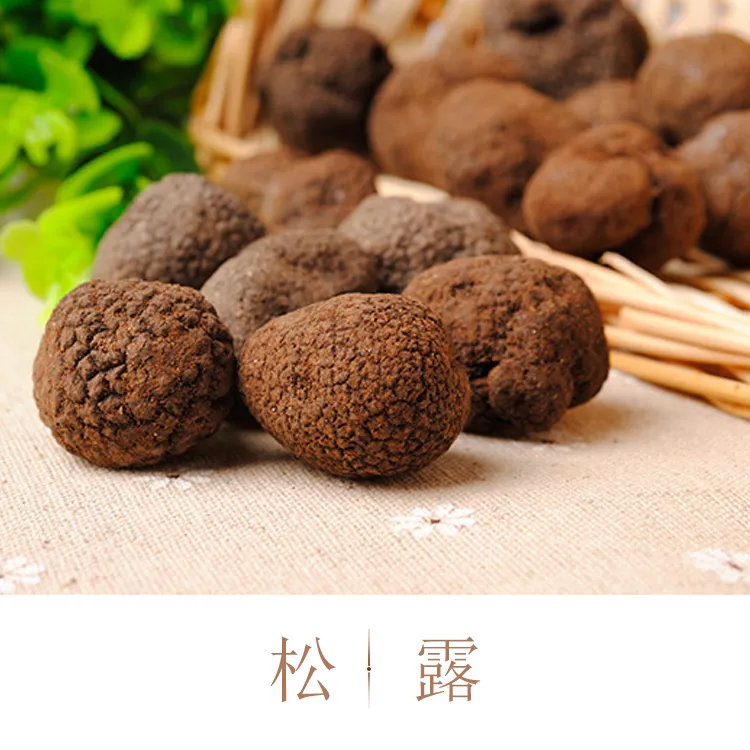 新鲜松露500g鲜松露菌云南高原特产鲜野生菌成熟黑松露猪拱菌块菌