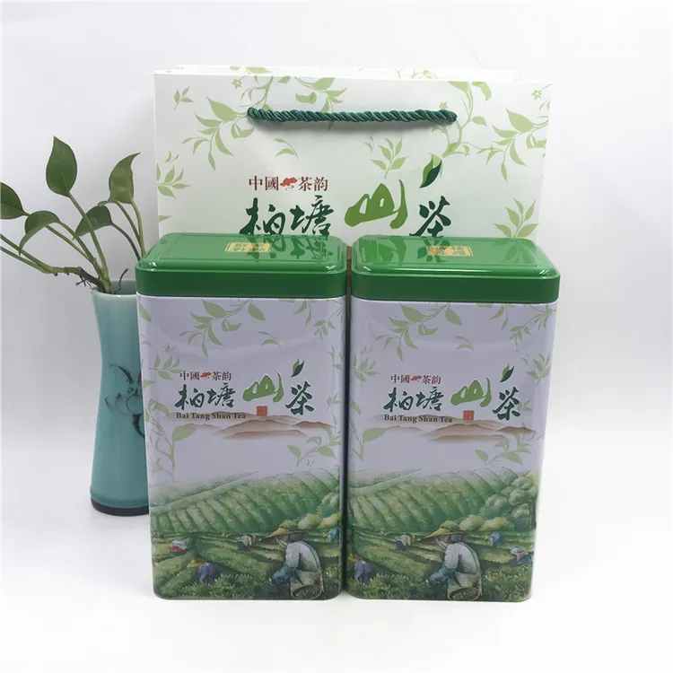 众幸福广东特色惠州柏塘山茶礼盒铁罐罗浮山礼品套组客家手工茶叶