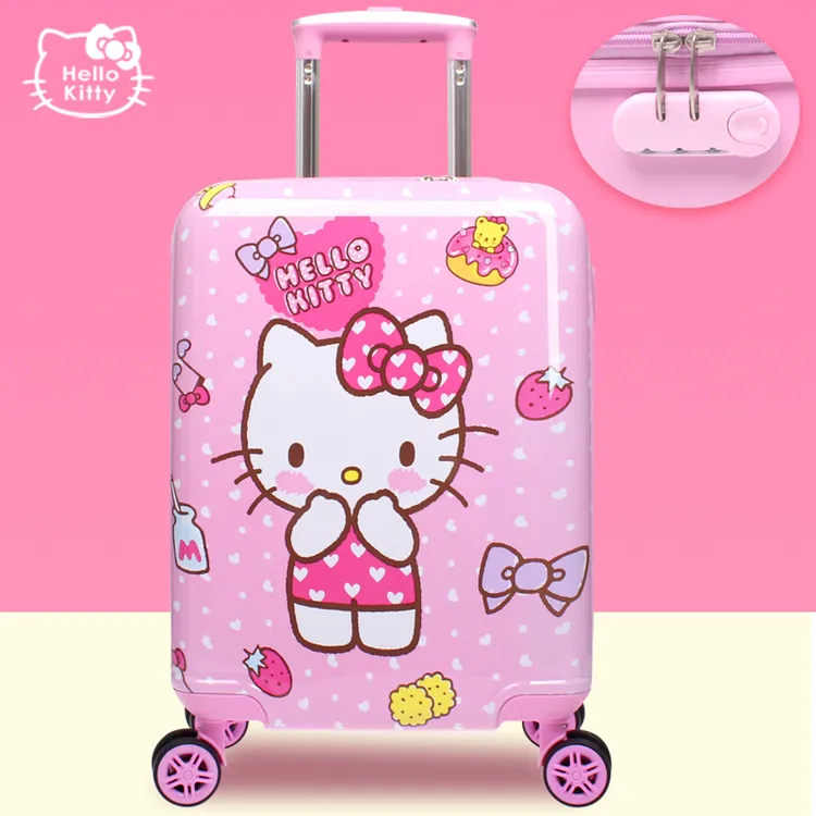 helloKitty拉杆箱儿童行李箱女孩可爱卡通旅行箱皮箱高颜值ins