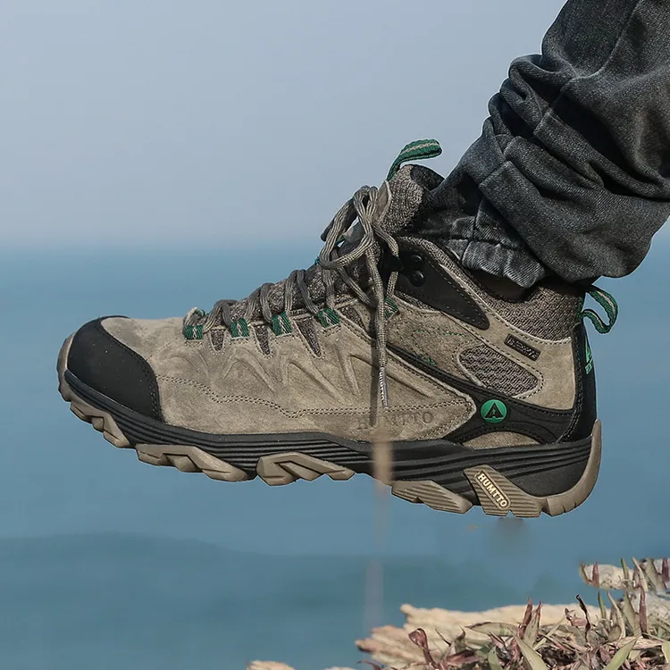 悍途登山鞋男高帮防水防滑耐磨徒步鞋女士运动鞋轻便耐磨户外鞋男
