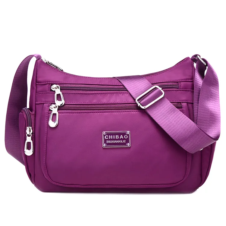 新款休闲斜挎包女包时尚百搭防水尼龙包单肩布包斜跨牛津布包8890