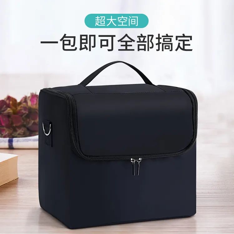 大容量纹绣美甲工具包化妆品收纳包便携手提多功能可拆卸收纳盒