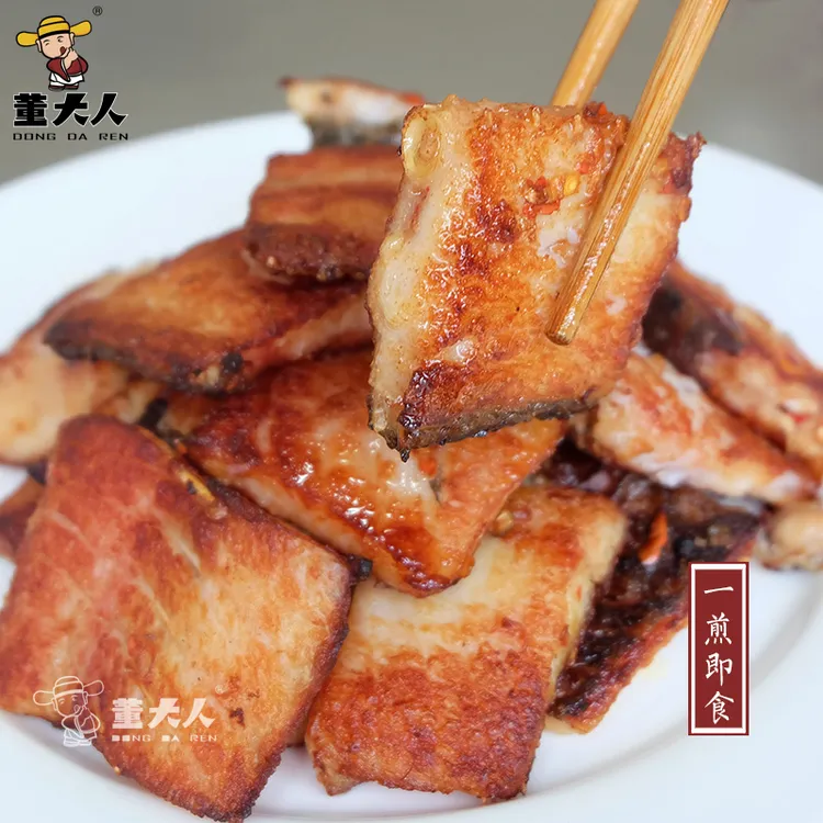 董大人香煎糍粑鱼湖北鄂州特产鲜活微腌免洗一煎即食非熟食500g