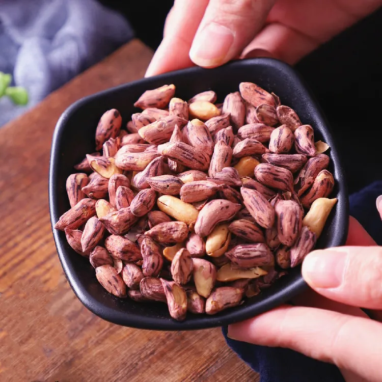 ALIXIAOXIAO/阿狸笑笑七彩瘪花生米熟原味五香味瘪子花生250g盒装