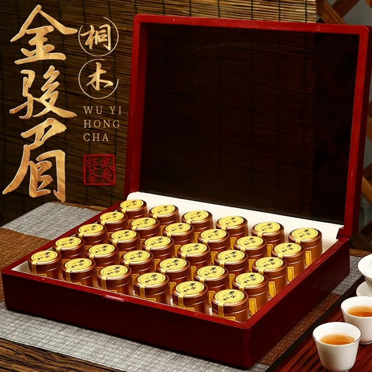 正宗蜜香金骏眉500g武夷山红茶高档亚克力小罐礼盒装节日送礼长辈
