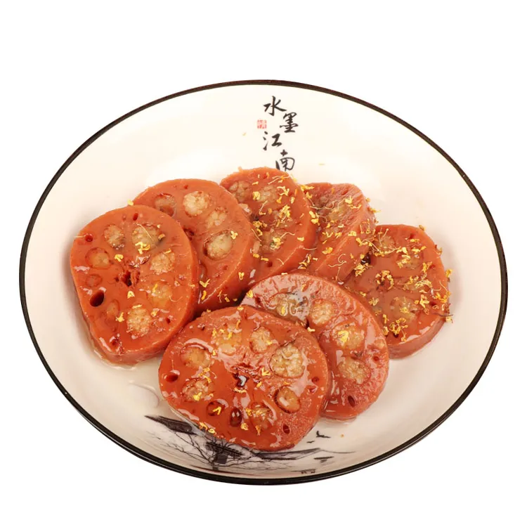 新货上架糯米藕400g-1300g扬州宝应特产甜糖藕香糯桂花莲藕熟食