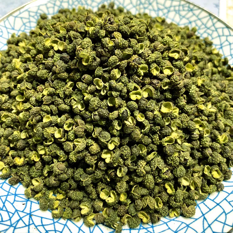 鸥士宝四川青花椒绿麻椒江津川椒 花椒面花椒粉500克2.5千克 包邮