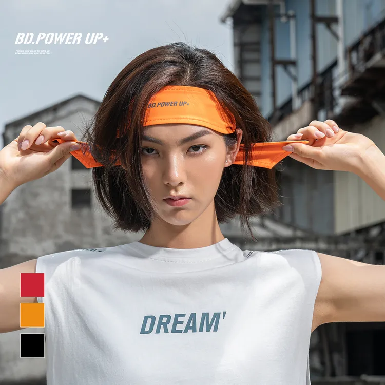 BD.POWER UP+开放式头巾发带速干透气健身运动发带