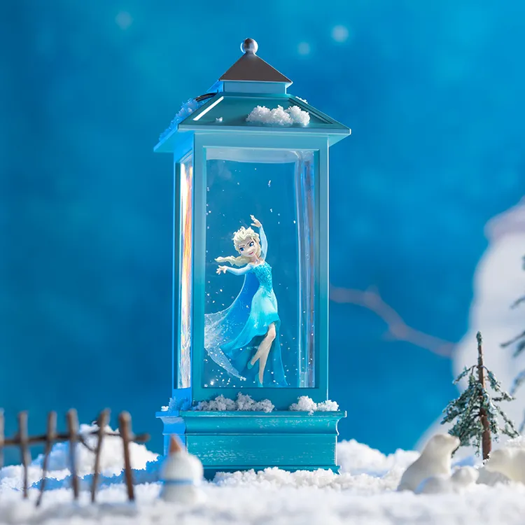 儿童冰雪奇缘艾莎公主爱莎水晶球女孩子八音盒飘雪音乐盒生日礼物