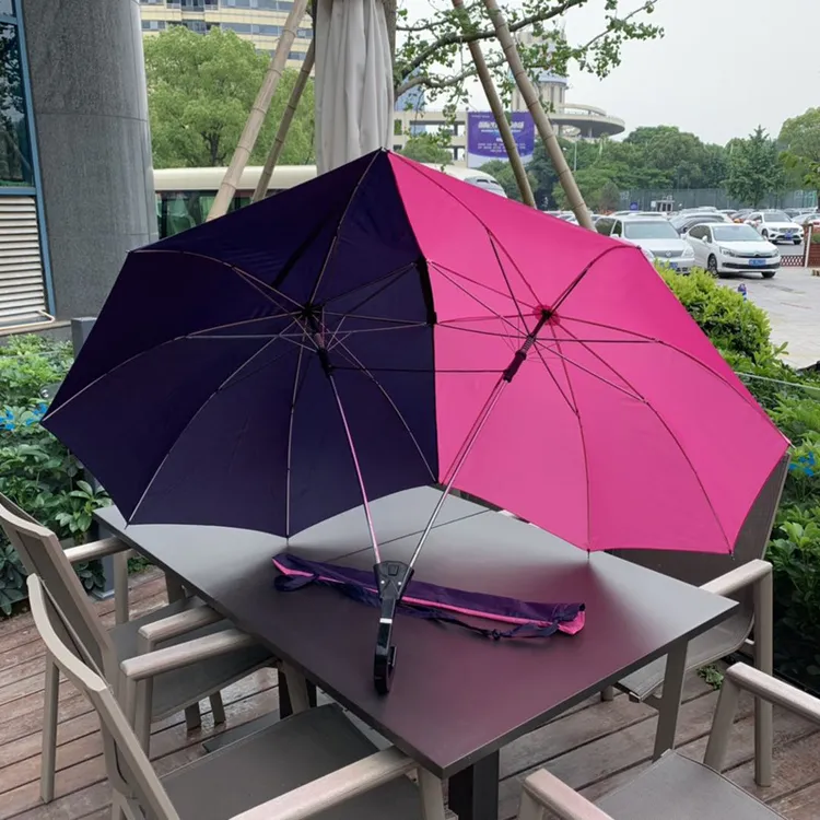 RAINSHOW/雨秀创意情侣双人伞双顶双色雨伞男女长柄伞个性雨伞
